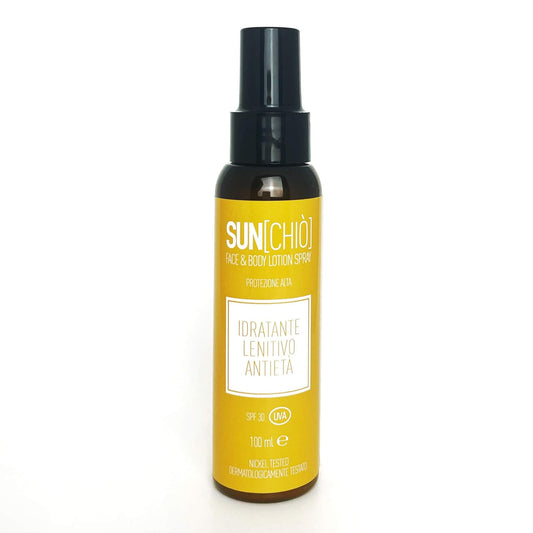 Sun Chiò - Loción Solar en Spray para Rostro y Cuerpo 100 ml - Yumibio Espana