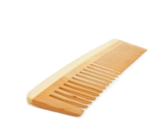 Pettine Doppio in Legno Naturale - Yumibio Espana