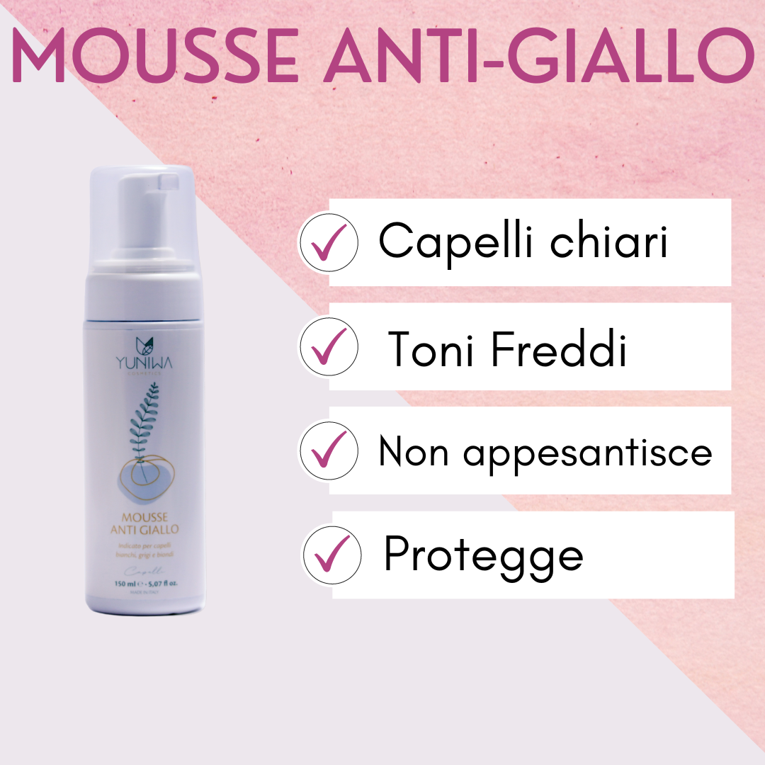 Mousse para el cabello antiamarillento - Yumibio Espana