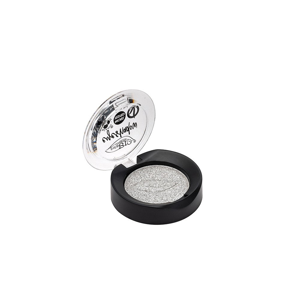 Sombra de ojos orgánica 23 - Brillo plateado - Yumibio Espana