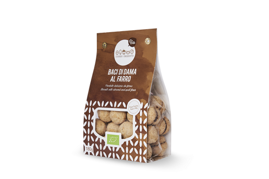Baci di Dama con espelta 180 gr - Yumibio Espana