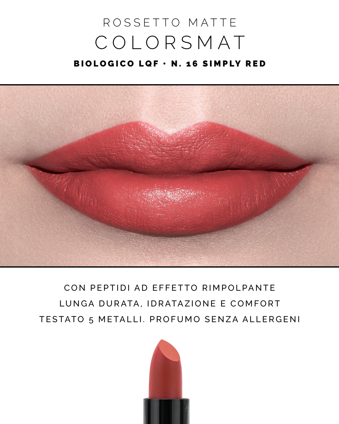 Barra de labios con efecto voluminizador - Simply Red - Yumibio Espana