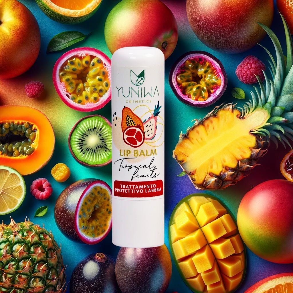 Bálsamo Labial Protector - Frutas Tropicales - Yumibio Espana