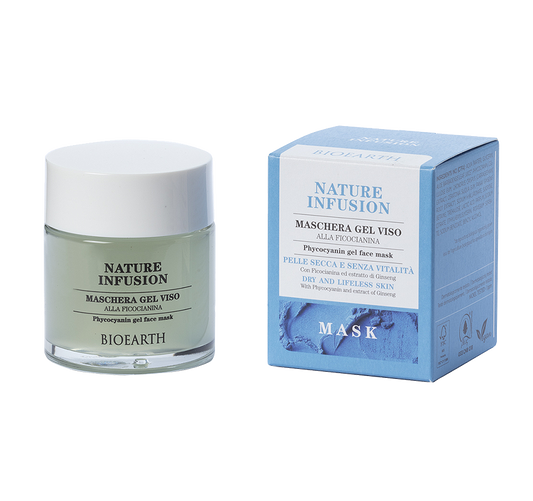 Nature Infusion - Maschera Gel Viso alla Ficocianina - Yumibio Espana