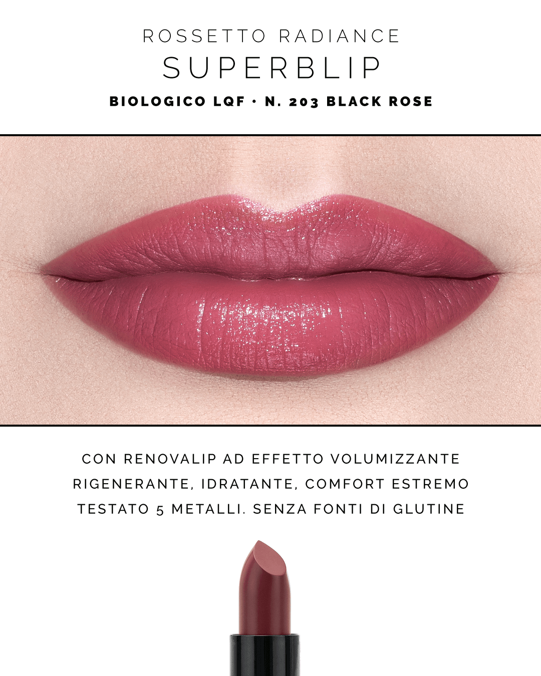 Lápiz labial Superb - Black Rose - Yumibio Espana