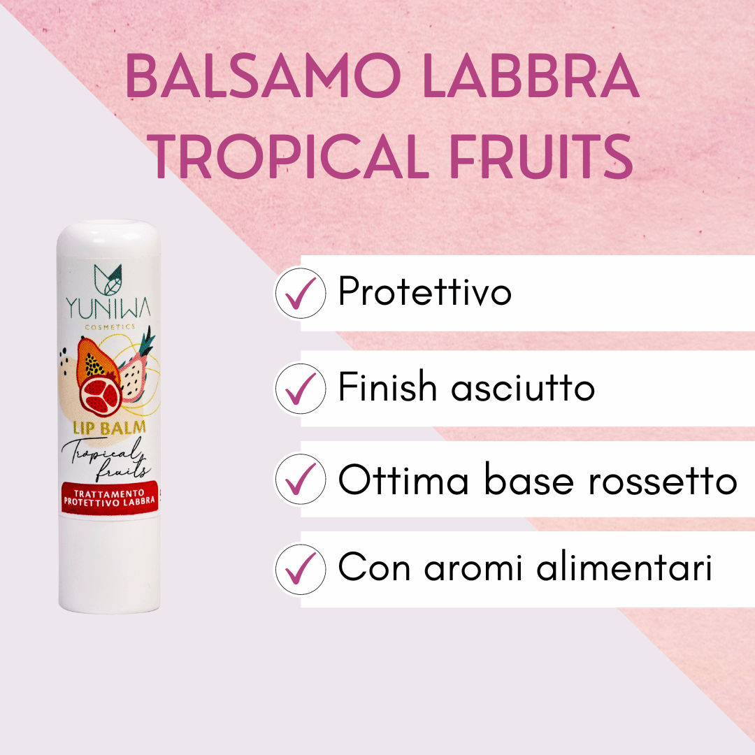 Bálsamo Labial Protector - Frutas Tropicales - Yumibio Espana