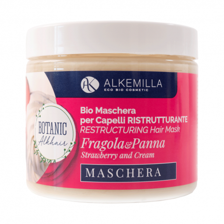 Mascarilla Capilar Reestructurante Crema y Fresa - Yumibio Espana