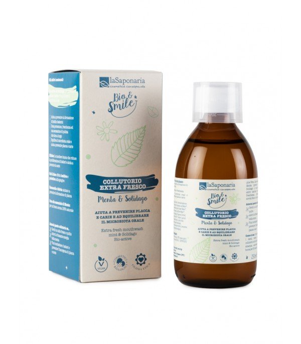 Collutorio Extra Fresco con Menta e Solidago - Yumibio Espana