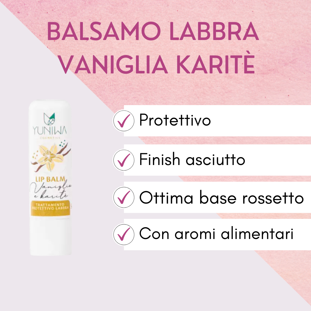 Bálsamo Labial Protector - Vainilla y Karité - Yumibio Espana