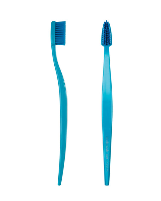 Cepillo de Dientes Biodegradable para Adultos - Azul - Yumibio Espana