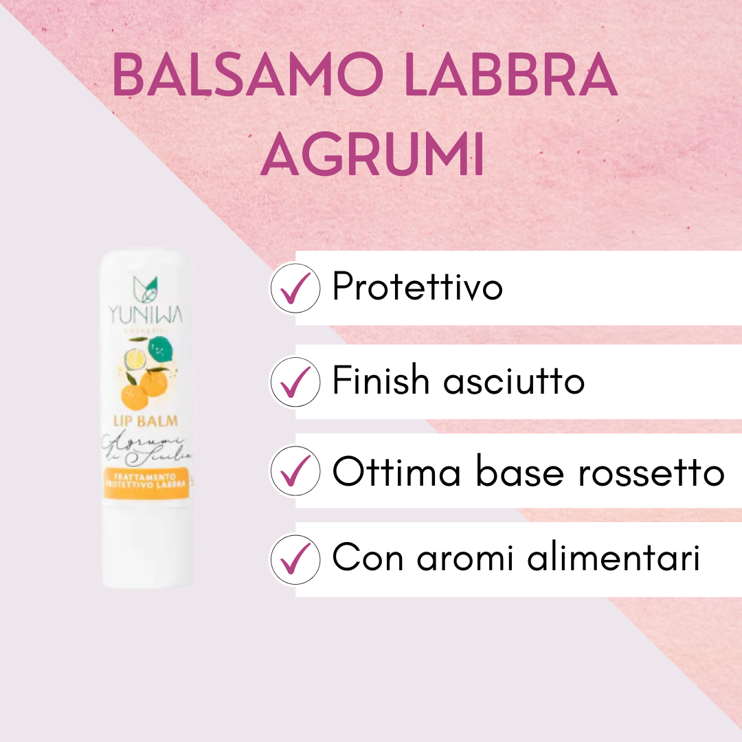 Bálsamo labial protector - Cítricos sicilianos - Yumibio Espana