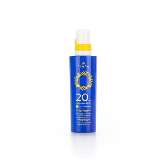 Spray Solar Rostro y Cuerpo SPF 20 - Yumibio Espana