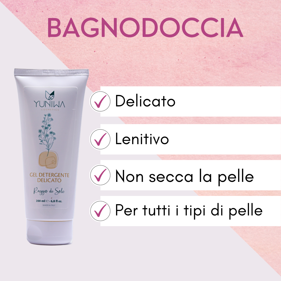 Gel de ducha delicado - Raggio di Sole - 200 ml - Yumibio Espana