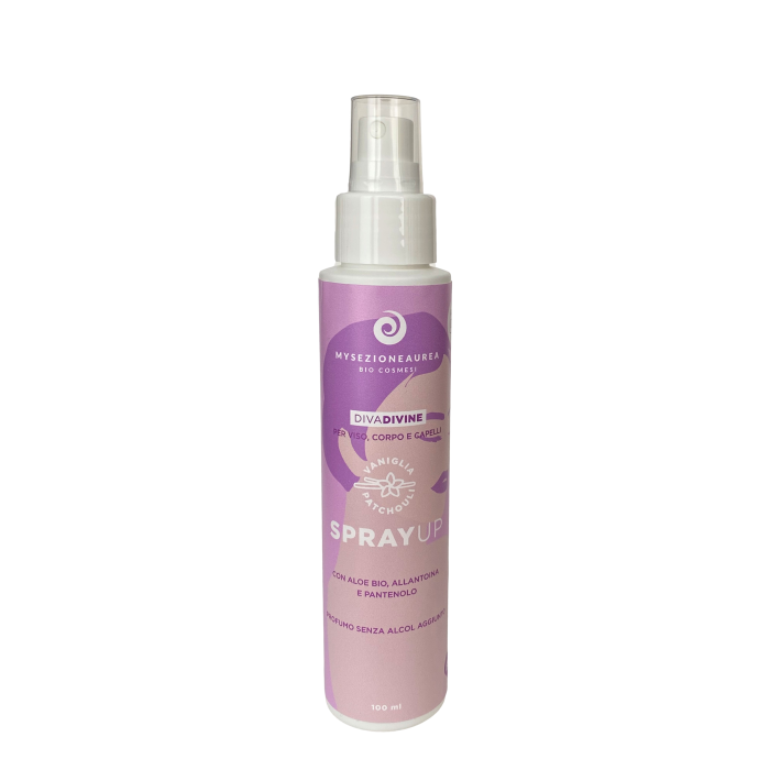 Spray UP Profumo Corpo e Capelli - Vaniglia & Patchouli - Yumibio Espana