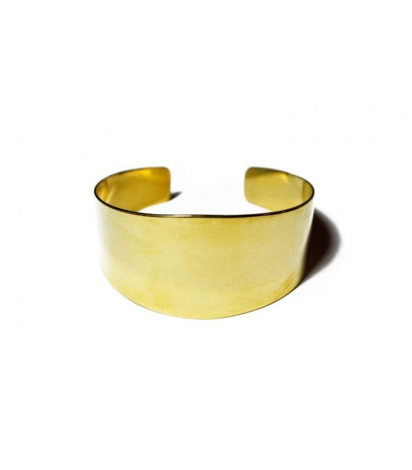 Brazalete de Latón Liso - Yumibio Espana