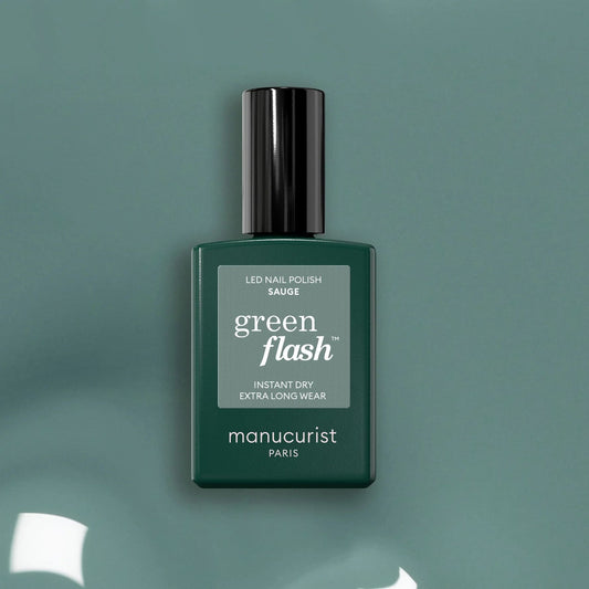 Esmalte de uñas semipermanente verde - Sauge - Yumibio Espana